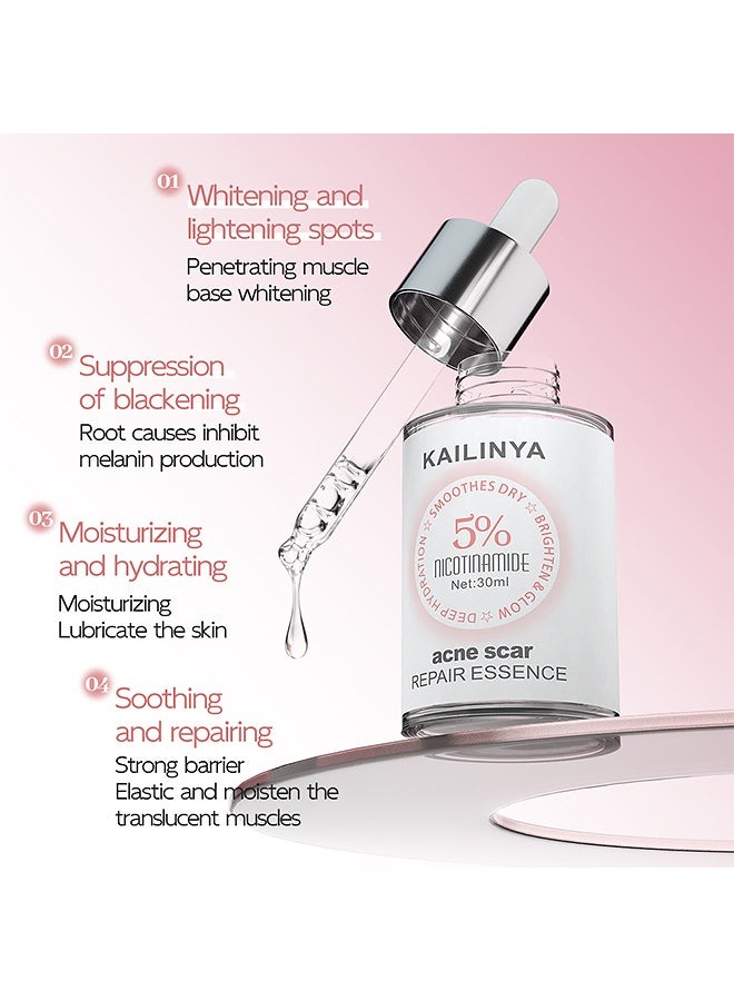 KAILINYA Deeply Moisturizing and Hydrating Nicotinamide Facial Essence Liquid - Refreshing, Brightening and Whitening Essence Liquid 30ml - Image 4